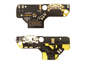 Шлейф - плата зарядки для Nokia 3.2, коннектора зарядки з мікрофоном