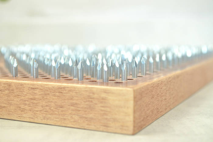 Доска для йоги садху с гвоздями массажная для стояния на гвоздях ...