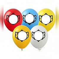 Воздушные шары ассорти Супергерои Бравл Старс 30 см поштучно