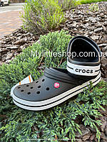 Сабо Crocs Crocband 43 р 27.7-28.2 см Чорні 11016-001-M10/W12 Black