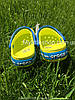 Сабо Crocs Crocband Kids Clog 24 р 13.2-14.0 см Дитячі Жовто сині 204537-C7 Peony Tennis Green Ball/Ocean, фото 4