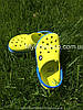 Сабо Crocs Crocband Kids Clog 24 р 13.2-14.0 см Дитячі Жовто сині 204537-C7 Peony Tennis Green Ball/Ocean, фото 7