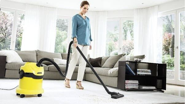 Професійний господарський пилосос Karcher WD 2 CARTRIDGE FILTER KIT побутовий для сухого та вологого прибирання, фото 3