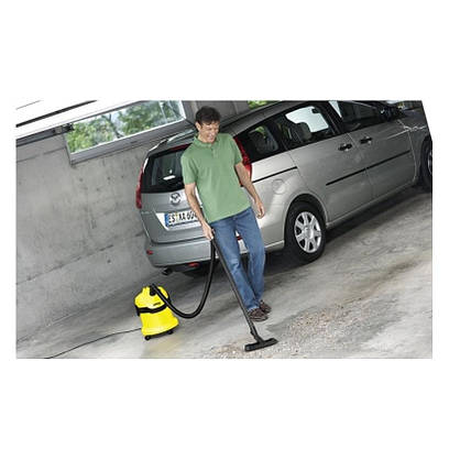 Професійний господарський пилосос Karcher WD 2 CARTRIDGE FILTER KIT побутовий для сухого та вологого прибирання, фото 2
