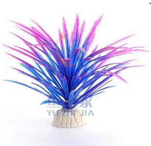 Водорості "Яскраві кущі", декор для акваріума, штучна рослинність