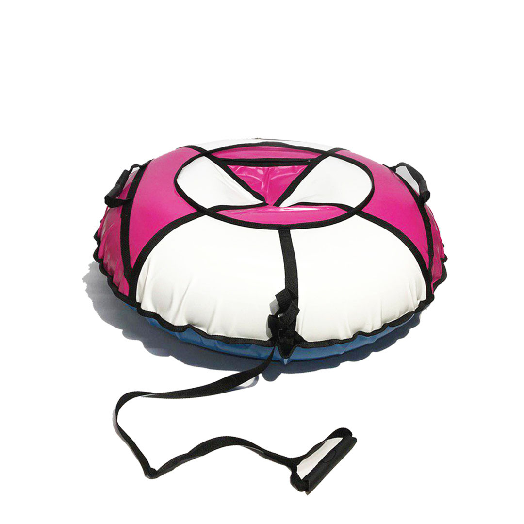 Тюбінг 80 см біло-рожевий