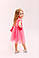 Сукня з Анною та Ельзою з мультфільму "Крижане серце" рожеве, фото 3