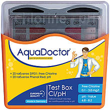 Тестер в таблетках AquaDoctor Test Box Cl та pH