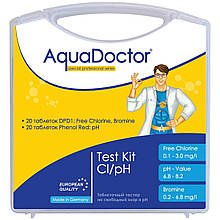 Тестер в таблетках AquaDoctor Test Kit Cl та pH