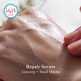 Відновлююча сироватка на основі женьшеню та муцина равлика Beauty of Joseon Repair Serum Ginseng + Snail, фото 7