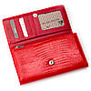 Жіночий гаманець Karya 1088-074 шкіряний червоний, фото 4