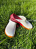 Сабо Crocs Literide Clog 37 р 23.2-24 см Білі з Помаранчевим 204592-846-M5/W7 White/Orange, фото 6