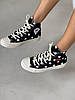 Жіночі кеди Converse Chuck Taylor All-Star 70s Hi Comme des Garcons PLAY Polka Dot Black 157250C, фото 8