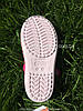 Сандалі Crocs Crocband Sandal Kids 26 р 15.0-15.7 см Дитячі Світло рожеві 12856-485-C9 Barely Pink, фото 11