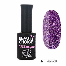 Неоновий світловідбиваючий гель-лак Beauty Choice N Flash-04, 10мл