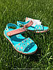 Сандалі Crocs Bayaband Sandal Kids 31-32 р 19.2-20.0 см Дитячі блакитні 205400-J1 Pool, фото 3