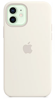 Чохол для Apple iPhone 12/12 Pro Silicone Case MagSafe Білий