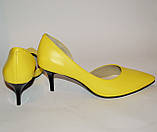 Шкіряні туфлі на шпильці, фото 2