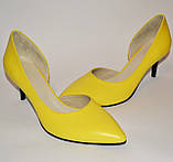 Шкіряні туфлі на шпильці, фото 4