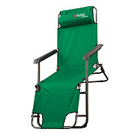 Кресло-шезлонг двух позиционное 156 х 60 х 82 см Palisad Camping, до 100 кг (695878)