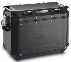 Кофр бічний Givi Trekker Outblack алюмінієвий чорний (правий) 48 літрів