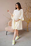 Легка сукня для вагітних і годуючих мам лимонна з секретом для годування, 2459735-Л, фото 5