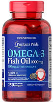 Омега-3 жирні кислоти Puritan's Pride Omega-3 Fish Oil 1000 mg 250 капс, фото 2
