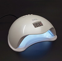 Мощная гибридная LED лампа SUN 5 A-15 Для маникюра Для ногтей Для гельлаков Живые фото