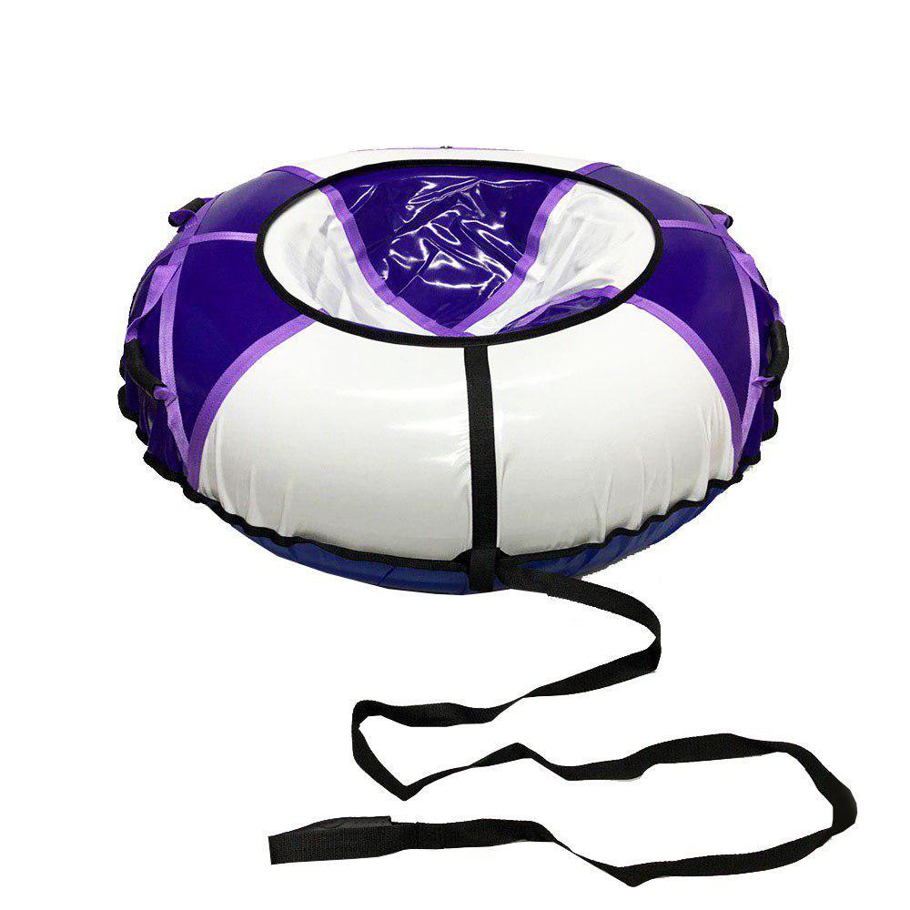 Тюбінг 100 см біло-фіолетовий