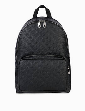 Рюкзак Calvin Klein Debossed Monogram Logo Backpack ОРИГІНАЛ (чорний)
