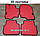 ЄВА килимки Мітсубісі Кольт 2009-2012. EVA гумові килими на Mitsubishi Colt, фото 3