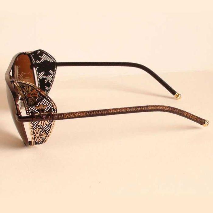 Очки Chrome Hearts HD SCIENCE 1506 BROWN - фото 2 - id-p1433055563