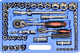 Набір інструментів ZHONGXIN 108 шт в кейсі інструменти для роботи (торцевий ключ і головки), фото 5