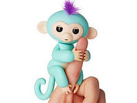 Интерактивная игрушка - обезьянка Fingerlings Monkey интерактивная фингерлинкс манкей синий и бирюзовый