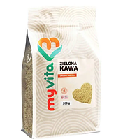 Зеленый Молотый Кофе Арабика Green Coffee Arabica Zielona Kawa 500 г Proness MyVita Польша Доставка из ЕС