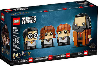 LEGO Brickheadz 40495 Гаррі, Герміона, Рон і Гегрід