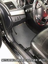ЕВА коврики на Mitsubishi Lancer X 10, Evo X Sb '07-. 2
