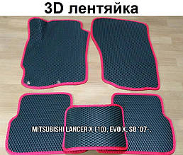 ЕВА коврики на Mitsubishi Lancer X 10, Evo X Sb '07-. 7