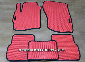 ЕВА коврики на Mitsubishi Lancer X 10, Evo X Sb '07-. 8