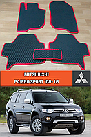 ЄВА килимки Мітсубісі Паджеро Спорт 2008-2016. EVA килими на Mitsubishi Pajero Sport