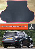 ЕВА коврик в багажник Митсубиси Аутлендер ХЛ 2007-2012. EVA ковер багажника на Mitsubishi Outlander XL