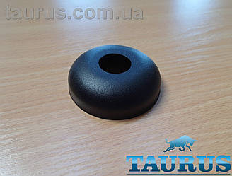 Чорний сферичний декоративний фланець D65 / висота 20 мм Black, внутрішній розмір 1/2" (d20 мм) ThermoPulse