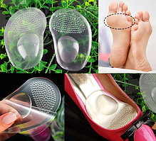 Силіконові вкладиші для взуття на переднє склепіння стопи