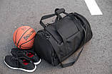 Спортивна чоловіча сумка DEFENDER BAG з відділом для взуття (40 літрів), фото 7