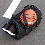 Спортивна чоловіча сумка DEFENDER BAG з відділом для взуття (40 літрів), фото 3