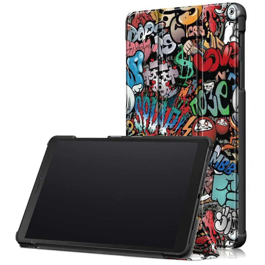 Чохол-книжка Colored Cover для Samsung Galaxy Tab A 8.0 2019 T290 / T295 Graffiti
