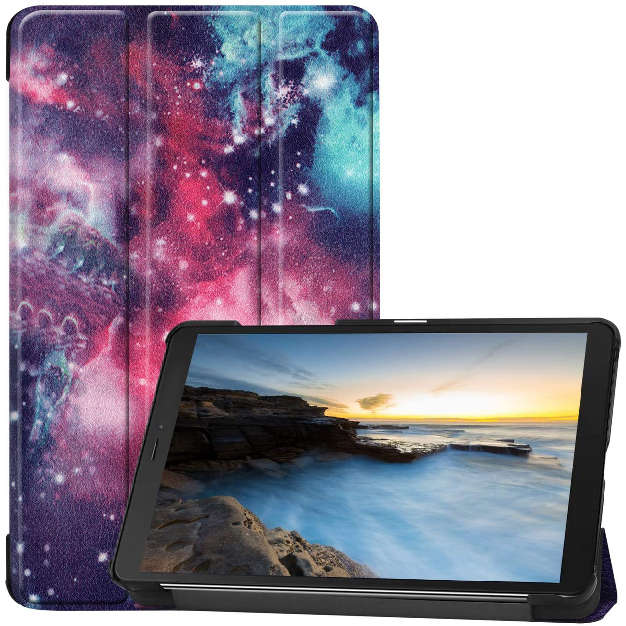 Чохол-книжка Colored Cover для Samsung Galaxy Tab A 8.0 2019 T290 / T295 Milky Way