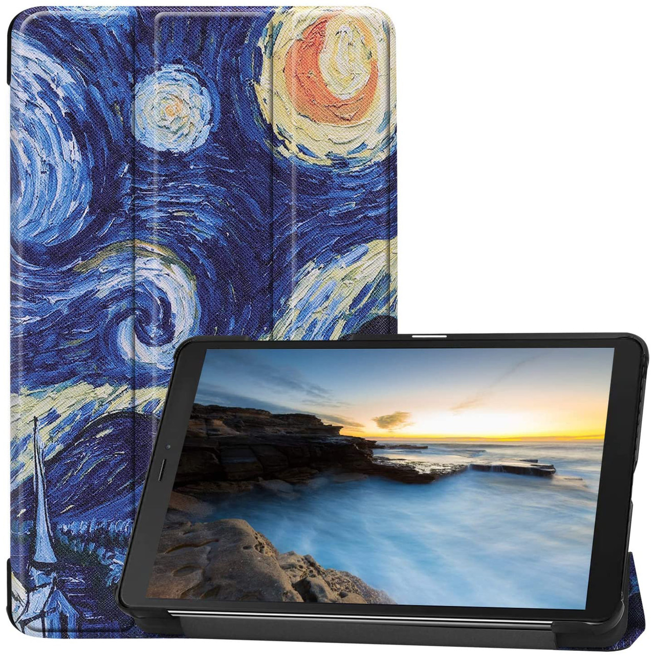 Чохол-книжка Colored Cover для Samsung Galaxy Tab A 8.0 2019 T290 / T295 Starry Night