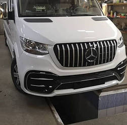 Передній бампер Mercedes Sprinter 2018+ г.в. стиль AMG