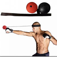 Боксерский мяч для тренировок повязка на голову | Тренажер для бокса, фото 1